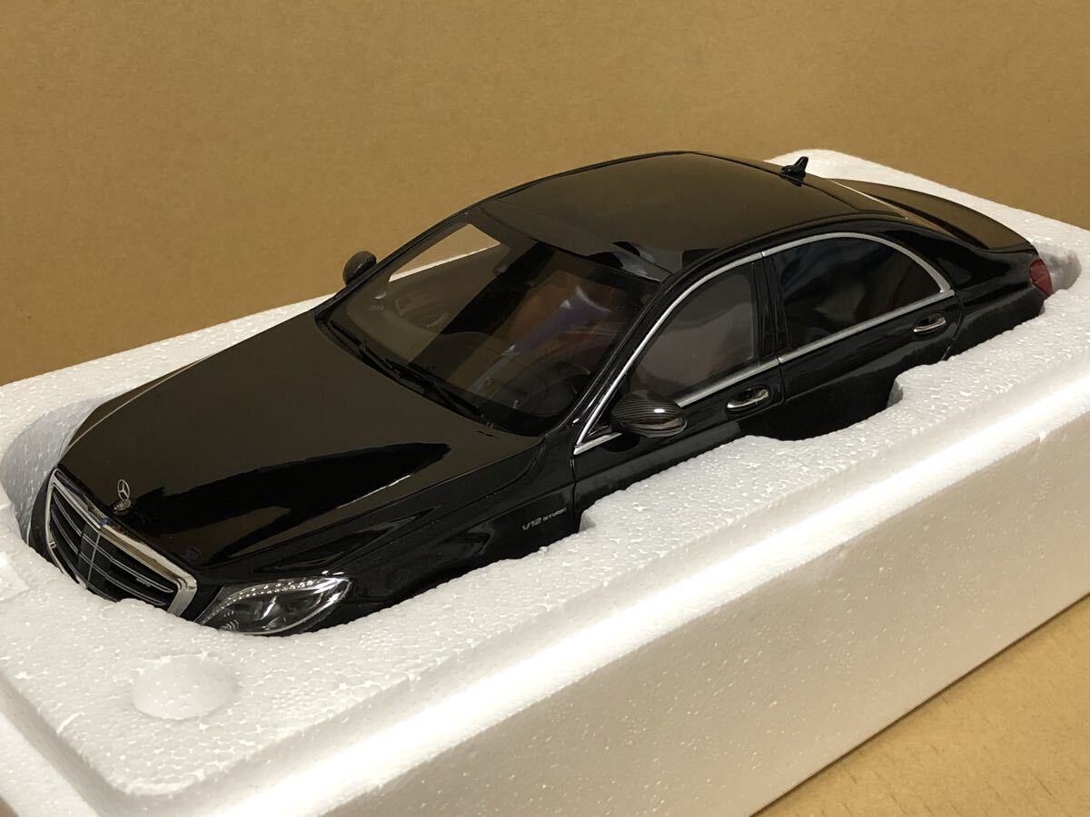 GTスピリット 1/18 メルセデスベンツ S65 AMG ブラック W222 前期 GT spirit 1/18 Mercedes-Benz S65 AMG Black拍卖