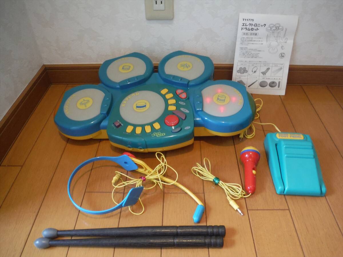 エレクトロニック ドラムセット 3才以上推奨拍卖