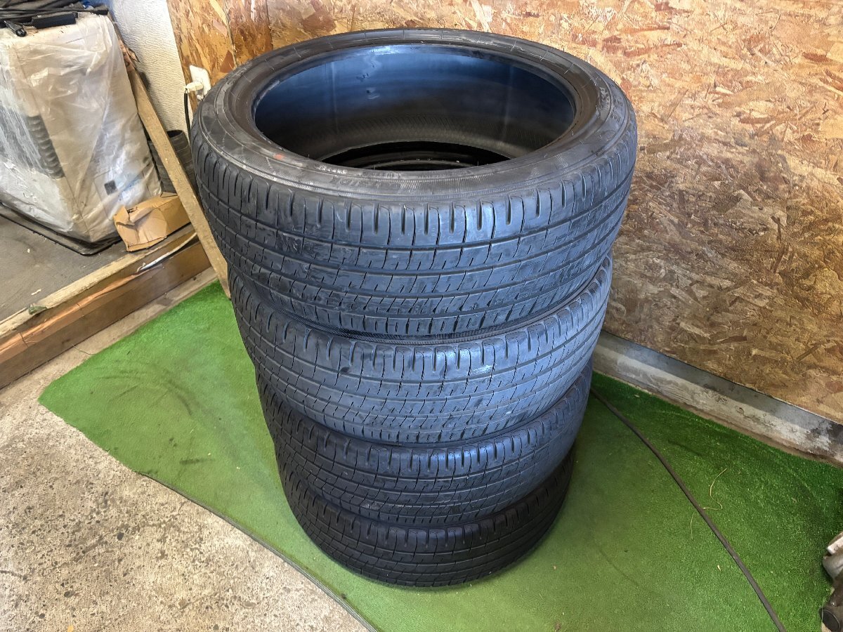215/45R18 DUNLOP ENASAVE EC204 2023年製 バリ山 夏タイヤ 4本セット H44拍卖