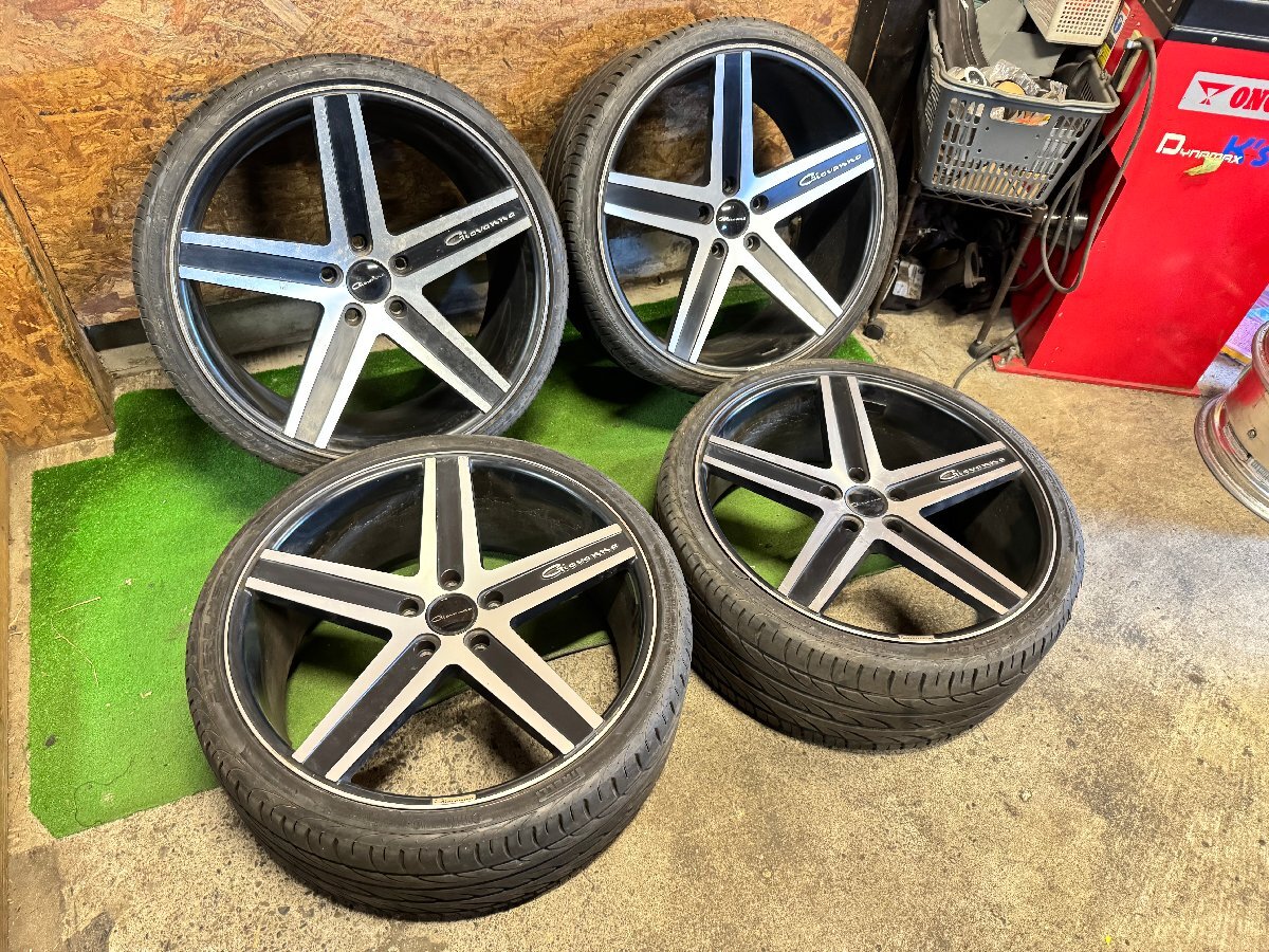 Giovanna Dramuno 22インチ 9J +50 / 10.5J +45 265/30ZR22 295/25ZR22 PIRELLI P ZERO NERO GT 夏タイヤ タイヤホイール 4本セット K23拍卖