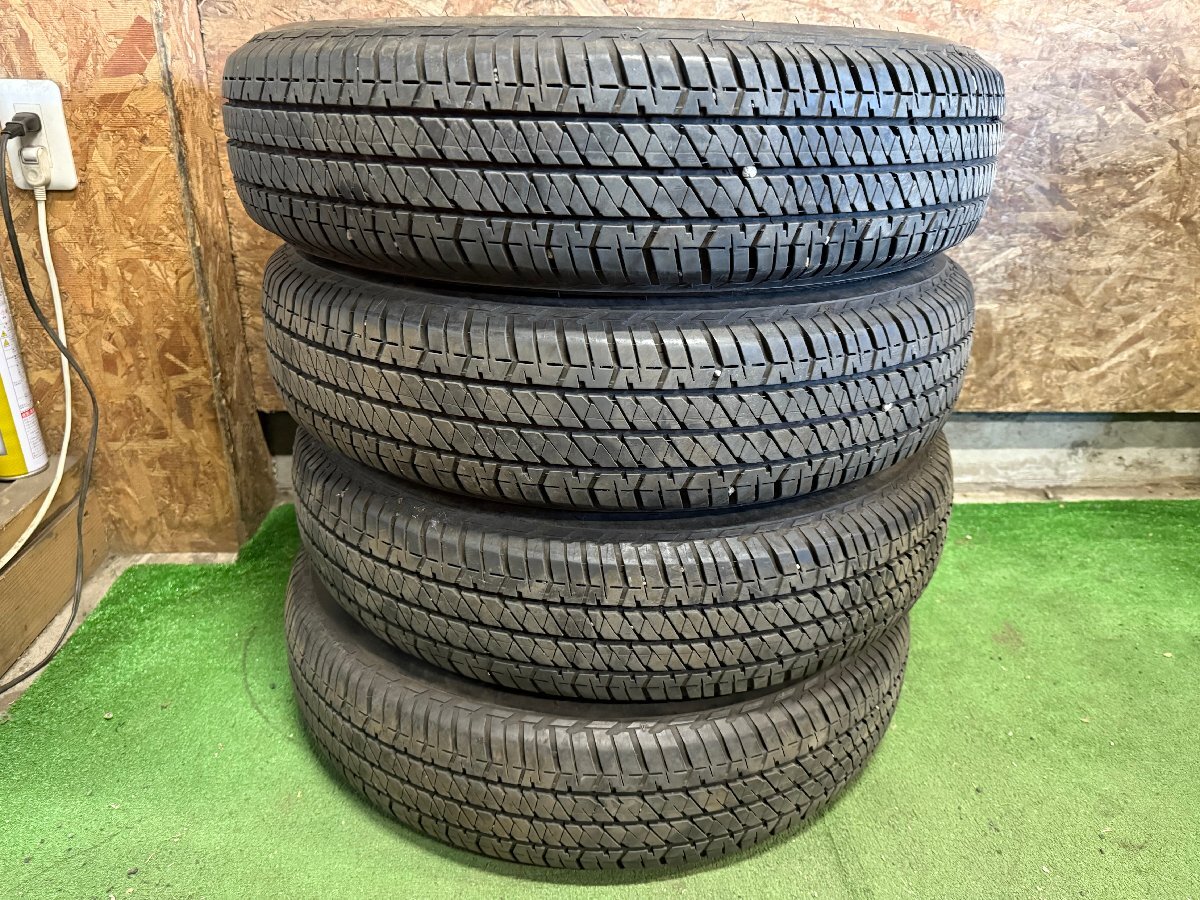 175/80R16 BRIDGESTONE DUELER H/T 684Ⅱ 2020年製 バリ山 夏タイヤ 4本セット H1拍卖
