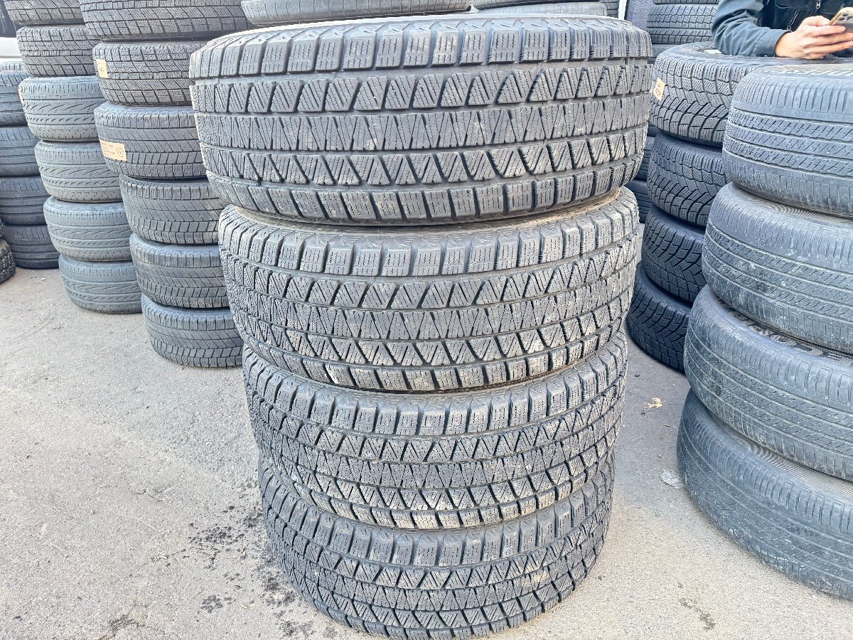 265/65R17 BRIDGESTONE BLIZZAK DM-V3 2022年製 バリ山 スタッドレスタイヤ 4本セット K25拍卖