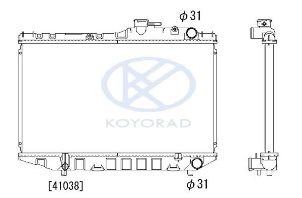 【2列タイプ】【日本製】カローラ AE86 AE85 MT 新品 ラジエーター ラジエター KOYO製 容量UP品拍卖