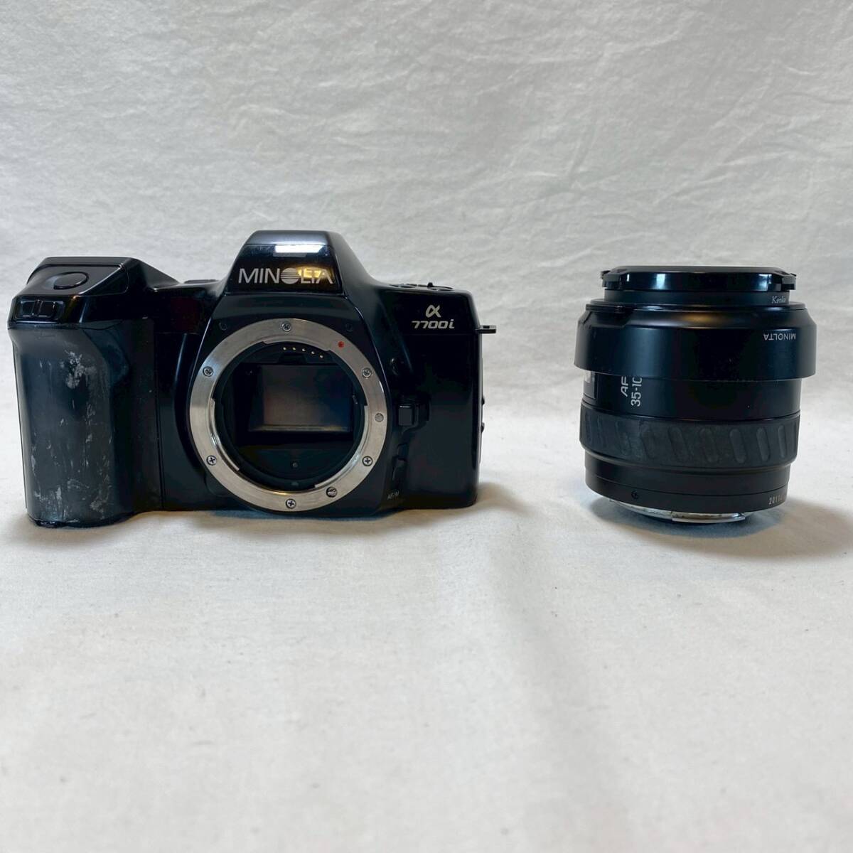 1円〜【現状品】MINOLTA α7700i ボディ + AF ZOOM 35-105mm F3.5-4.5 レンズセット / 内部クモリ強 / レンズキャップ欠品/No.3992拍卖