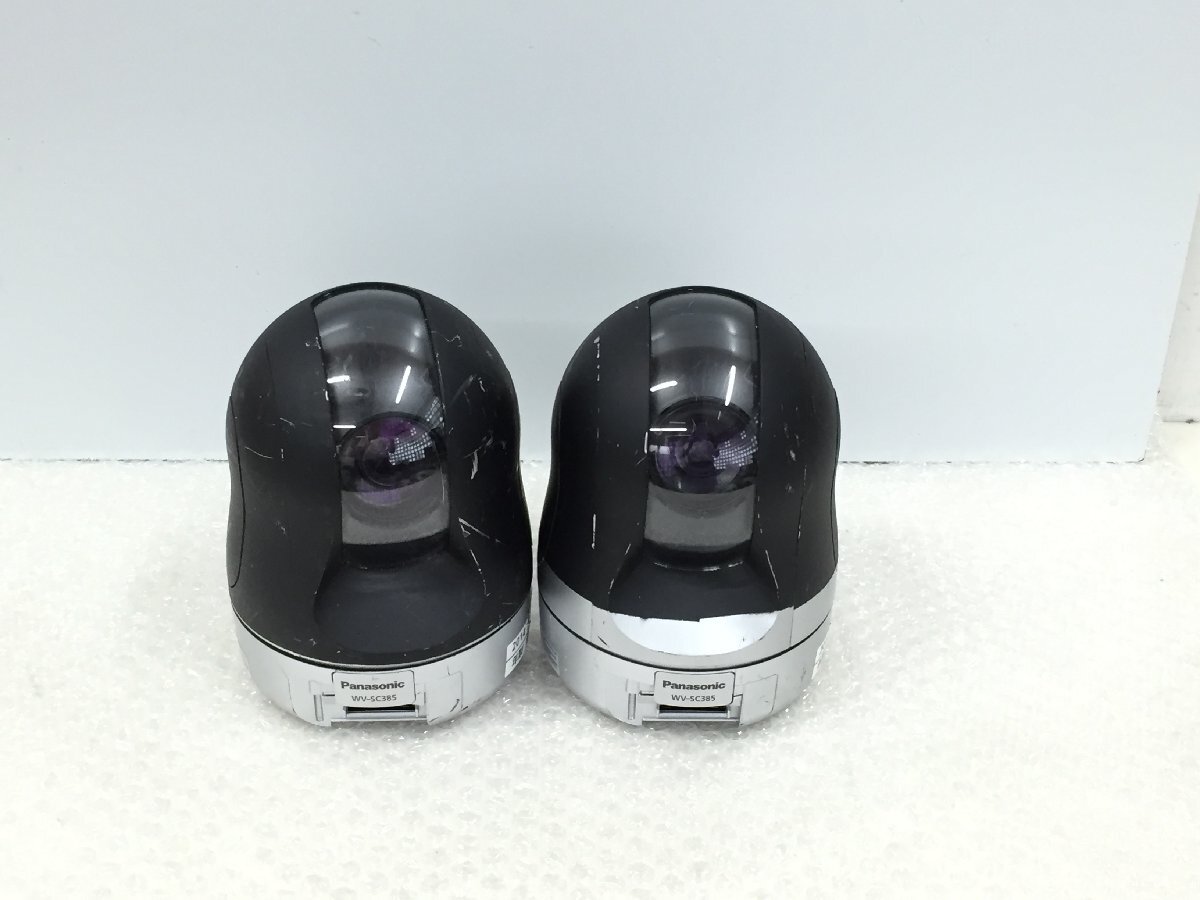 PanasonicネットワークカメラWV-SC385 PoE給電 初期化済 2台まとめセット 中古品 (管:2E-M1)拍卖