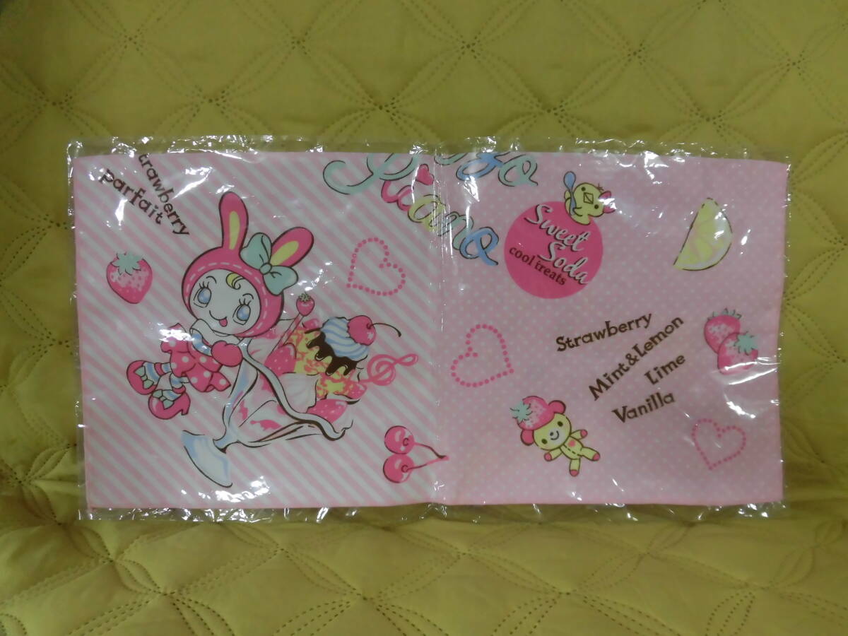 ●メゾピアノ ランチクロス●約42×42㎝/mezzo piano/ランチョンマット/Rainbow park/レインボーパーク/ピンク色/女の子/お弁当箱包み拍卖