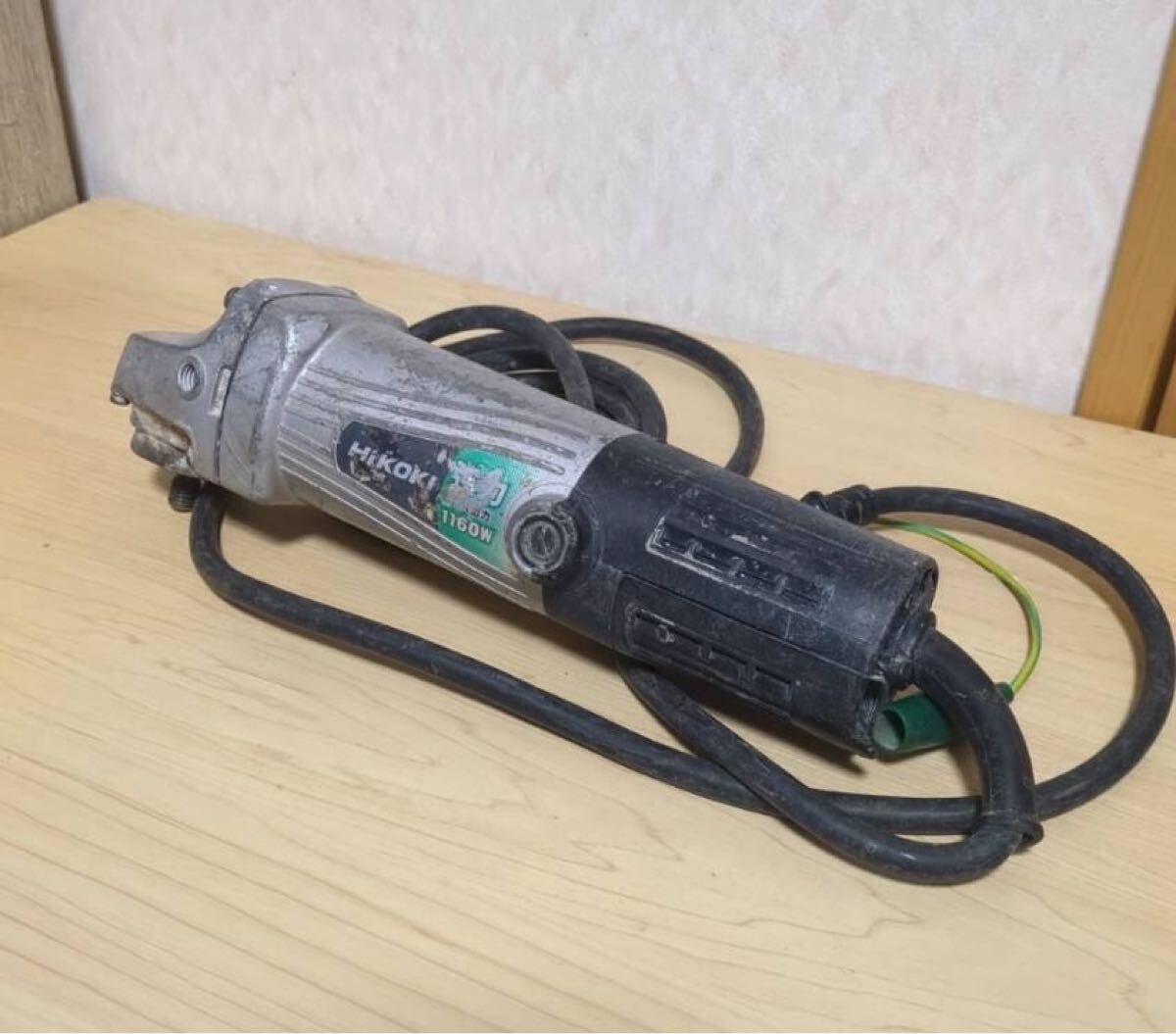 HiKOKI ハイコーキ 電気ディスクグラインダ PDA-100J 電動工具 通電のみ確認ジャンク 駆動動画あり拍卖