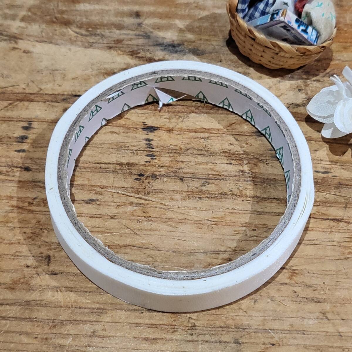 レザークラフト 伸び止め・補強テープ白 15㎜巾×10m拍卖