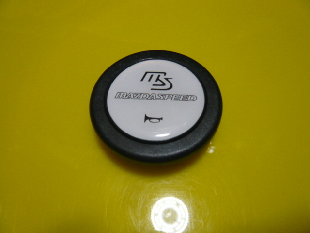 ●送料無料●MAZDA SPEED●マツダスピード●ホーンボタン●ホワイト●拍卖