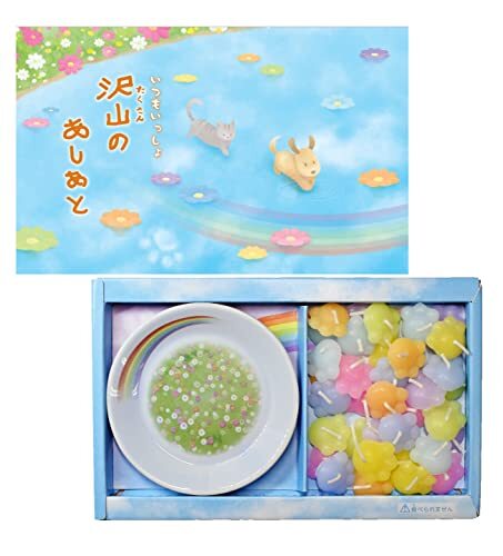 丸叶むらたのろうそく【沢山のあしあと】ペット専用ろうそく#OS-03拍卖