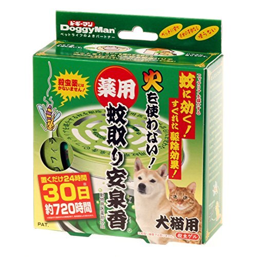 1個 (x 1) ドギーマン 薬用 蚊取り安泉香 グリーン 1個 (x 1)拍卖
