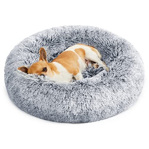 ライトグレー 50L x 50W x 20H cm FEANDREA 犬 ベッド 洗える ふわふわ 暖かい 犬 クッション 滑り止拍卖