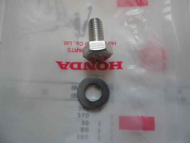 ホンダ純正 モンキー4L リヤストップスイッチブラケット取付ボルト・プレーンワッシャー Z50J Z50J1拍卖