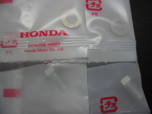 ホンダ純正 モンキー ナンバーブラケット 取り付けボルト・ワッシャ フロント側 Z50A Z50Z Z50ZK1拍卖