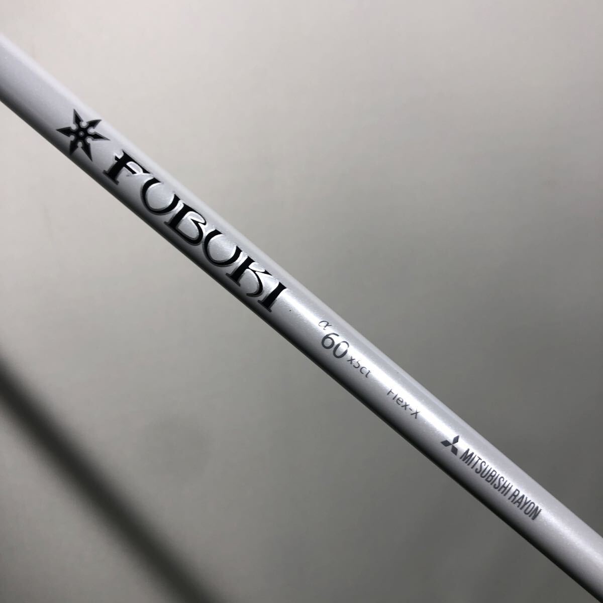 中古 テーラーメイド スリーブ付き ドライバー用シャフト FUBUKI フブキ α60 x5ct Xシャフト 拍卖
