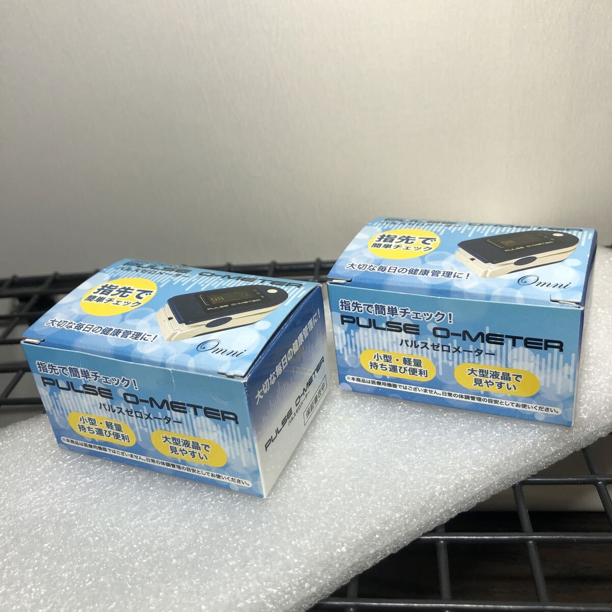 OMNI オムニ パルスゼロメーター 2個セット 説明書 ストラップ付属 一般家庭用 OMHC-CNPM001 拍卖