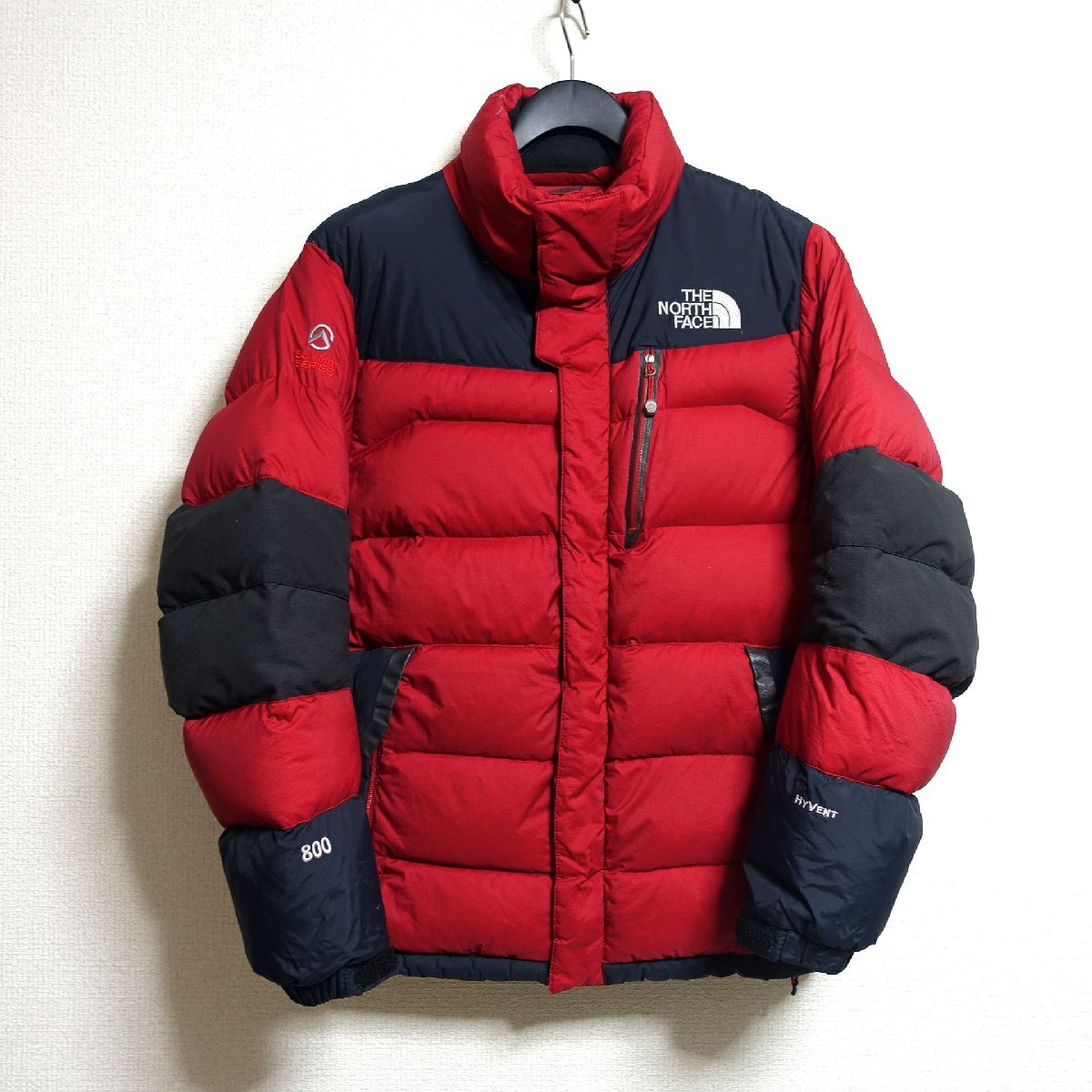 THE NORTH FACE ノースフェイス ハイベント サミットシリーズ ダウンジャケット 800FP メンズ Mサイズ 正規品 レッド Z5507拍卖
