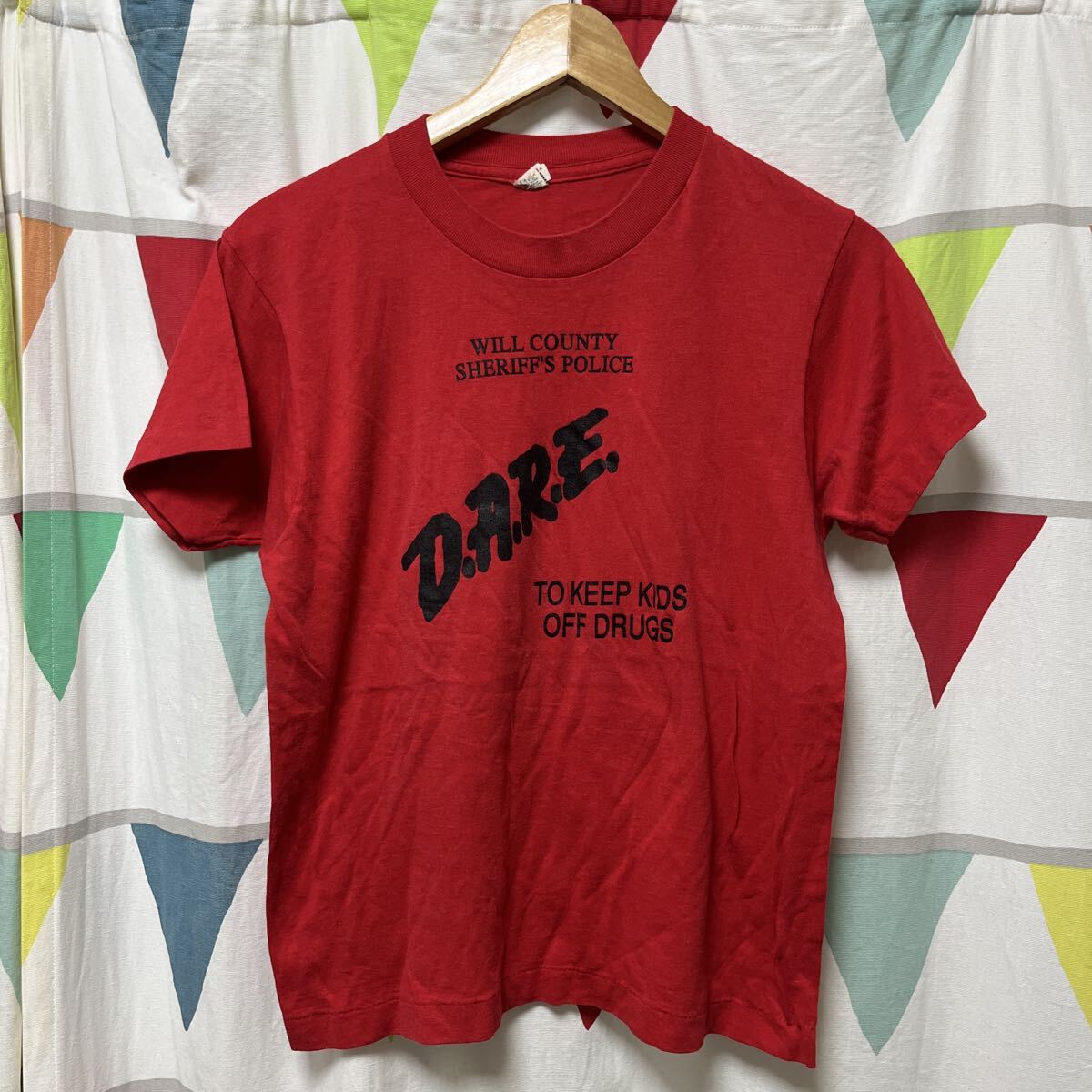 ビンテージ80's USA製 Tシャツ アメリカ製 シングルステッチ 半袖Tシャツ 古着拍卖