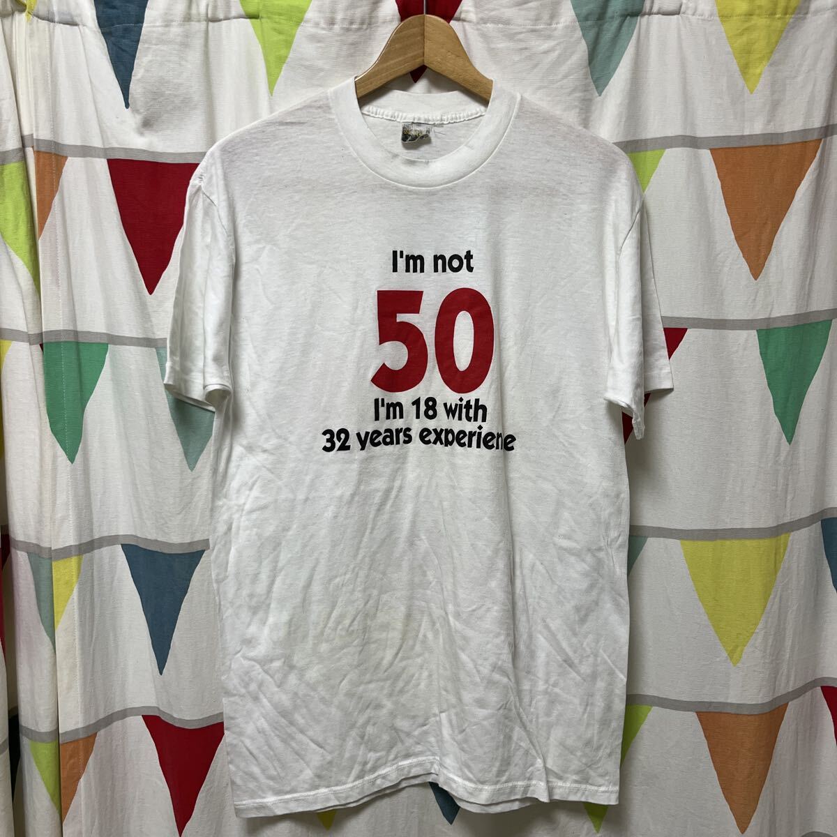 ビンテージ 80's USA製 白 Tシャツ シングルステッチ XL拍卖