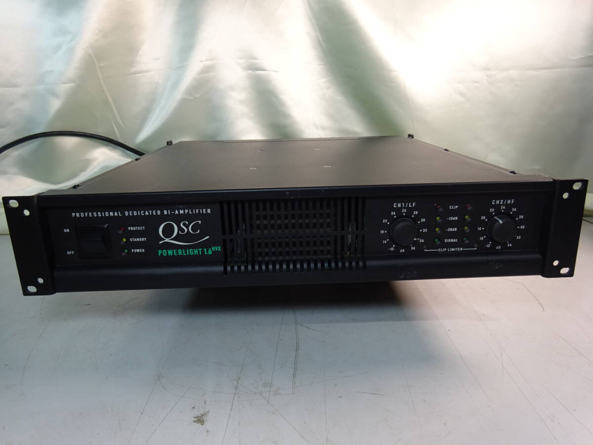QSC PowerLight 1.6HVX パワーアンプ 通電のみ確認 現状品 (AMP-3)拍卖
