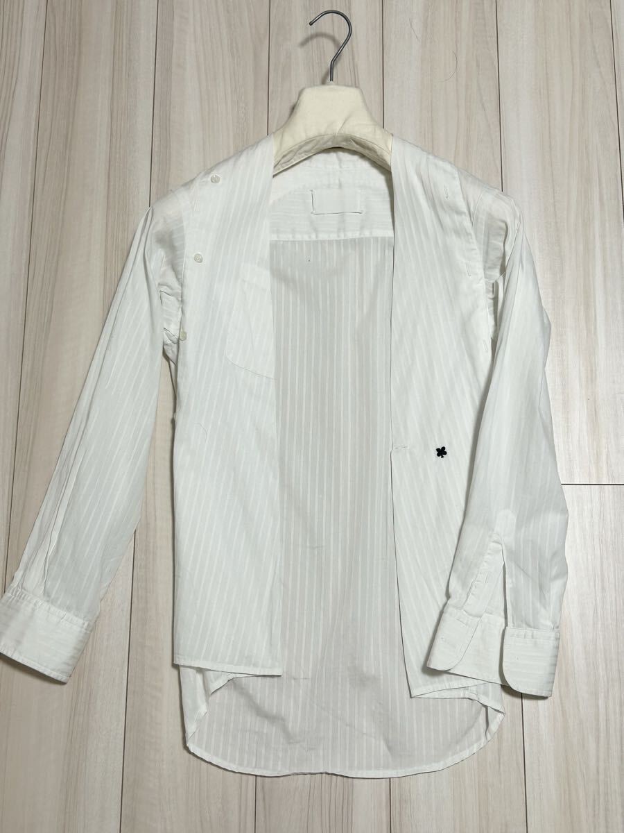 メゾン マルタンマルジェラ 2001SS オーバーサイズ期 再構築平面シャツ 40 アーティザナル アーカイブ 本人期拍卖