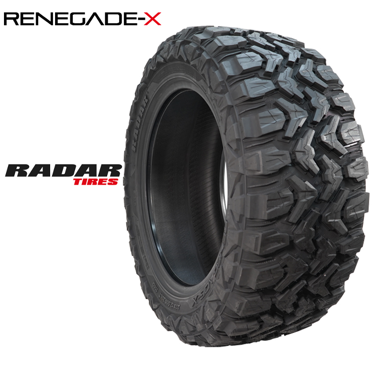送料無料 レーダー 納期確認・メーカー取り寄せ 【4本セット 新品】 RADAR RENEGADE X レネゲイド エックス 33/12.5R22 114Q 12PR拍卖
