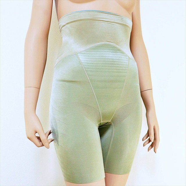CX5-633//70サイズ☆くすみグリーン☆ウエストから太ももまでしっかり補正☆NBF/超ハイウエストガードル※一番安価で送料ゆうパケット250円拍卖