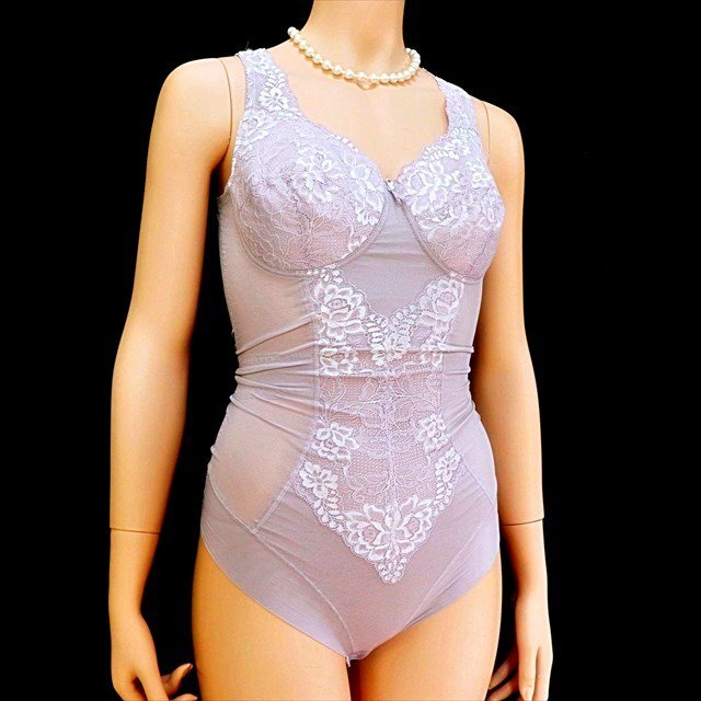 CX5-286//グラマーなD90-LLサイズ/新品未使用*軽やかメッシュ*クロッチ開閉*ノンワイヤーボディスーツ※一番安価で送料ゆうパケット280円拍卖