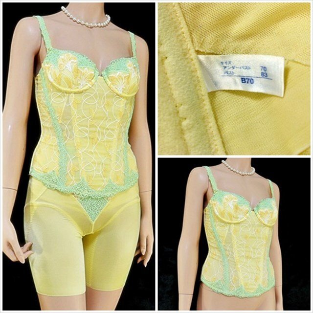 CX4-648//高級補正マルコ/日本製/モンマリエ メイベル エチュード☆コイルボーンで姿勢を整える☆ジュエルブイエロー/スリーインワン※●拍卖