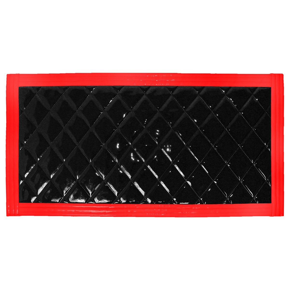 【送料無料】トラック 泥除け マット マッドフラップ 990mm×500mm 99cm×50cm レッド×ブラック拍卖