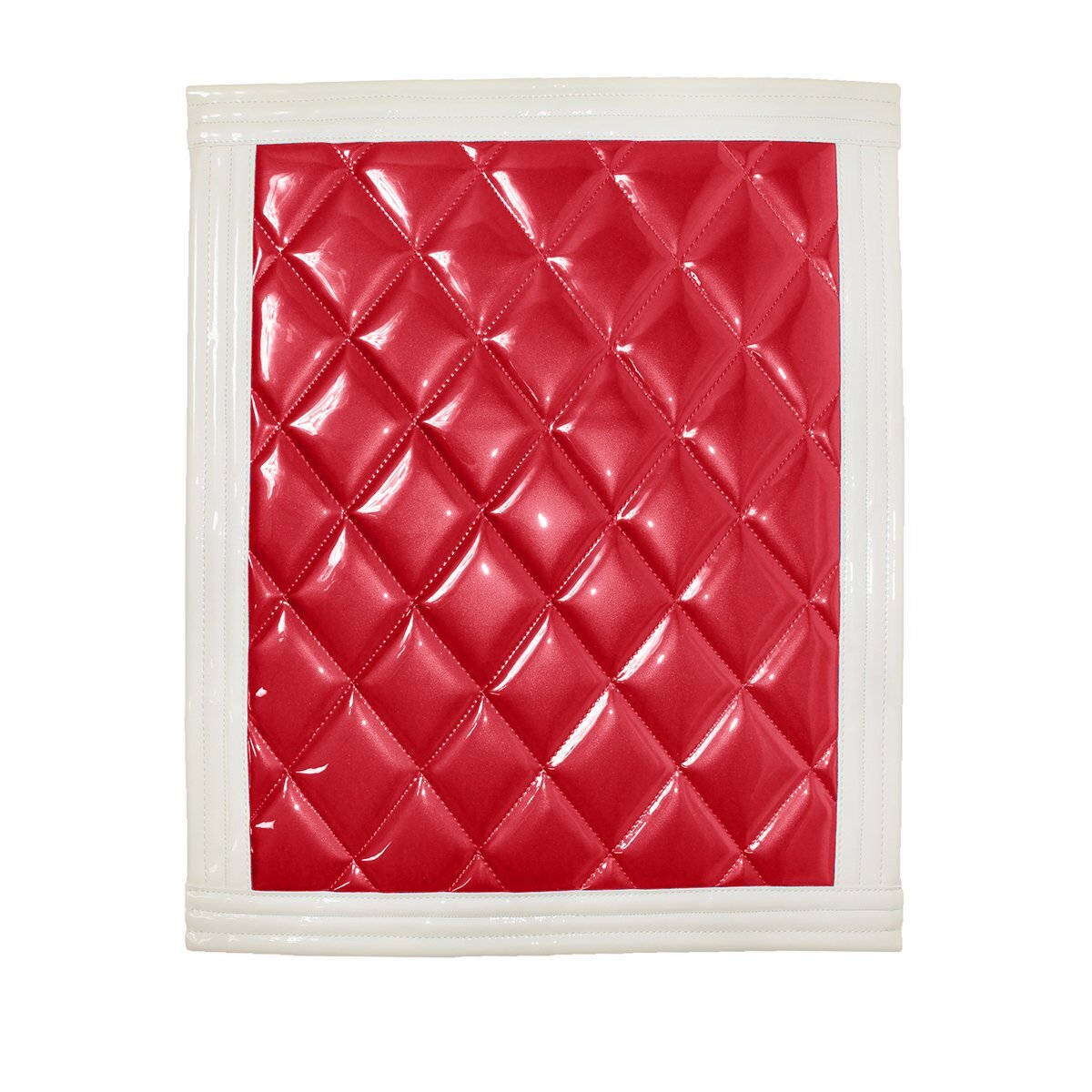 【送料無料】トラック 泥除け マット マッドフラップ 500mm×600mm 50cm×60cm ホワイト×レッド拍卖