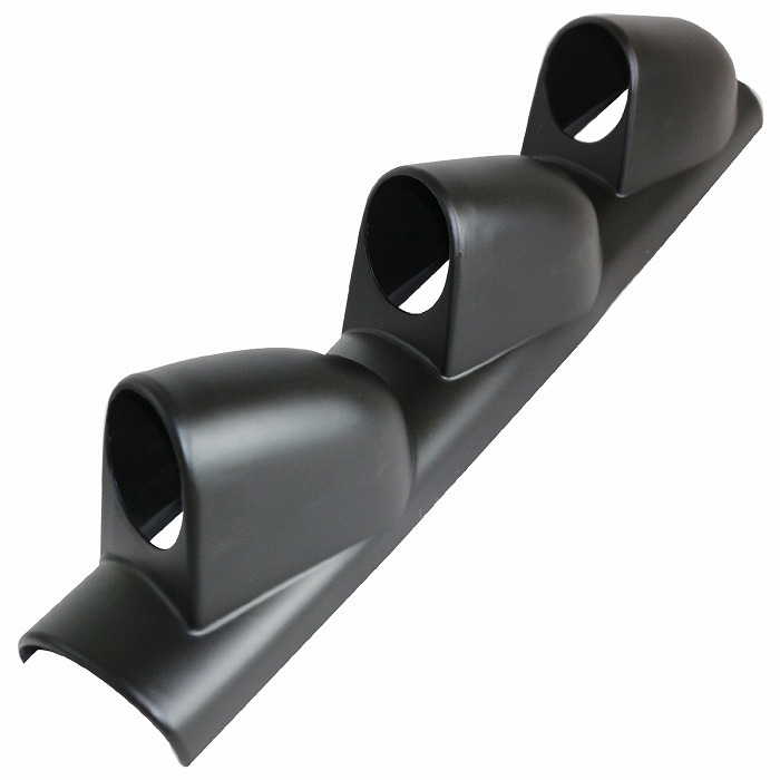 【送料無料】右ハンドル用 60mm 3連 ピラー メーター ホルダー 汎用 ブラック/黒 追加 ケース カバー デフィ オートゲージ ブースト 水温拍卖