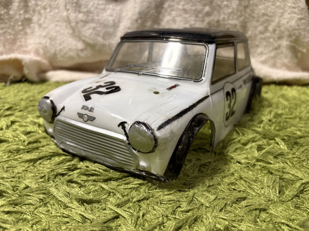 ラジコン RC ボディー ローバー ミニクーパー Mシャーシ ホイールベース210mm 補修あり タミヤ TAMIYA 田宮拍卖