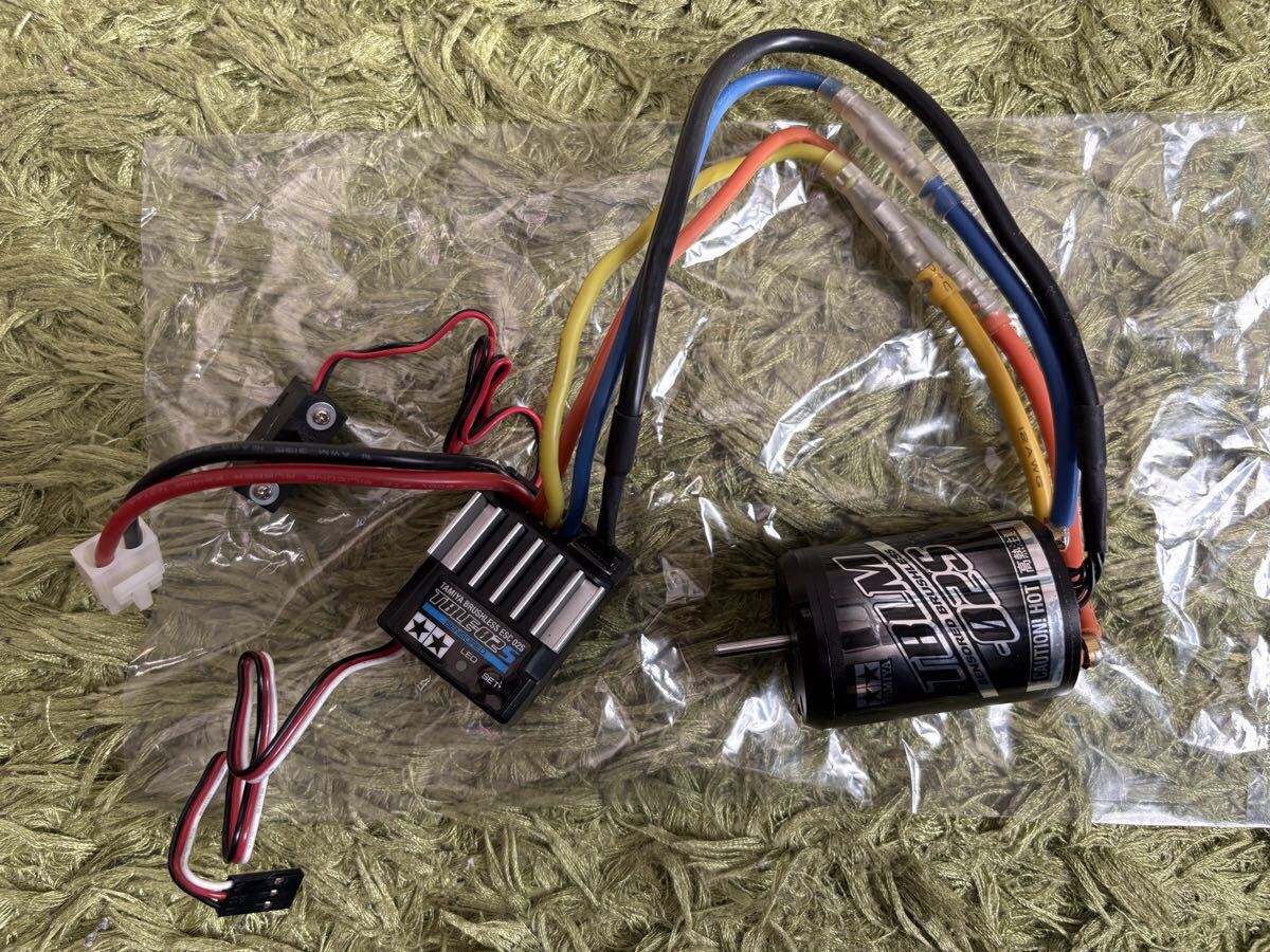 ラジコン RC ブラシレスアンプ TBLE-02S ブラシレスモーター TBLM-02S 15.5T タミヤ TAMIYA 田宮拍卖