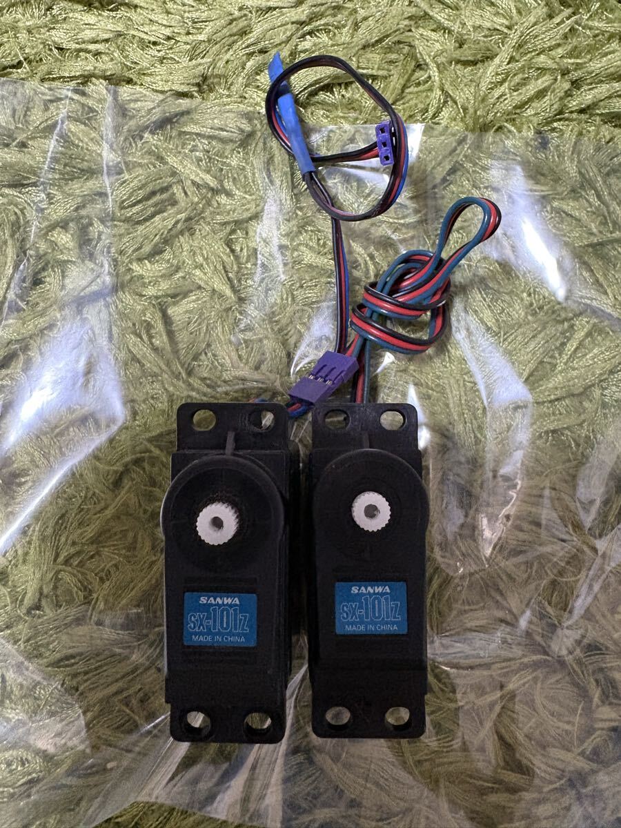 ラジコン RC サーボ SX-101Z サンワ SANWA 2個セット 片方補修あり拍卖