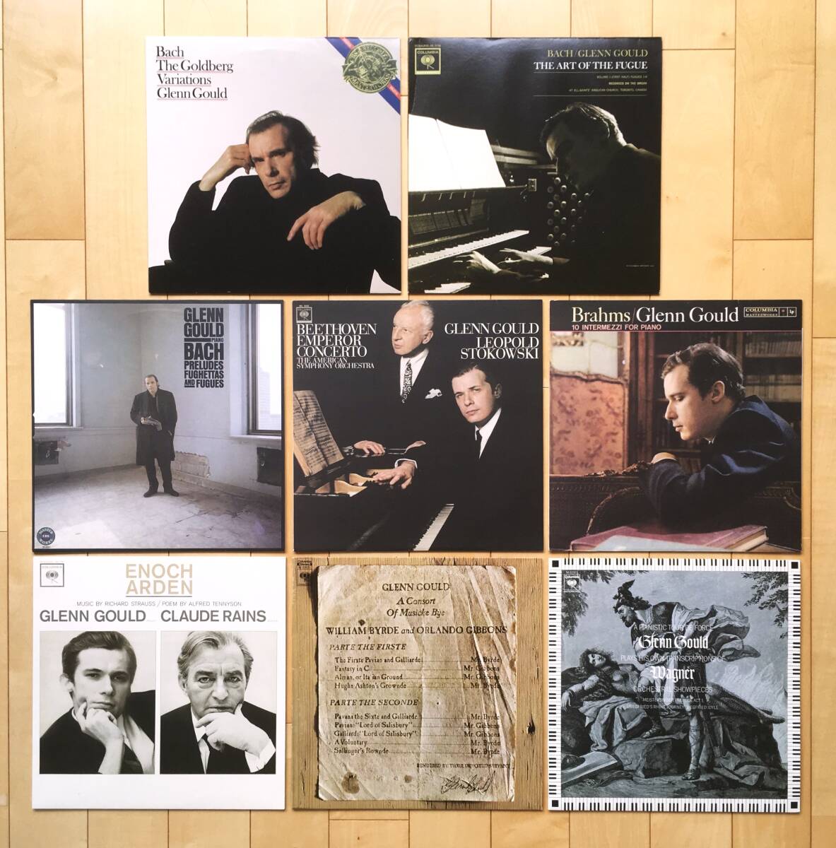 独SONY CLASSICAL 【グールド・LPコレクション】伝説の「ゴルトベルク変奏曲(1982年)」他傑作アルバム8枚まとめて 新同品拍卖
