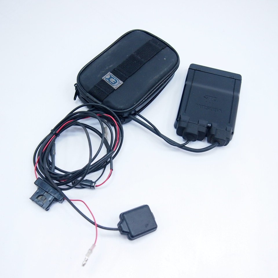 バイク用ETC MITSUBAミツバサンコーワMSC-BE61アンテナ分離型ETC車載器 二輪用 オートバイ用 通電OK K3タクティカルETCケースTC01拍卖