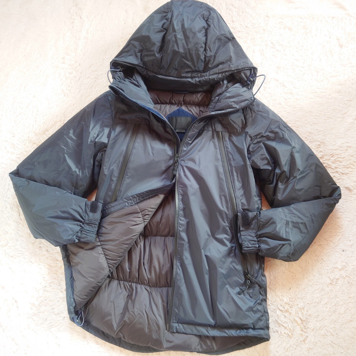 1円〜 未使用に近い NANGA ナンガ iD ダウンジャケット UI87-17U001 オーロラテックス ブラック 黒 M相当 URBAN RESEARCH 人気 定番 1スタ拍卖