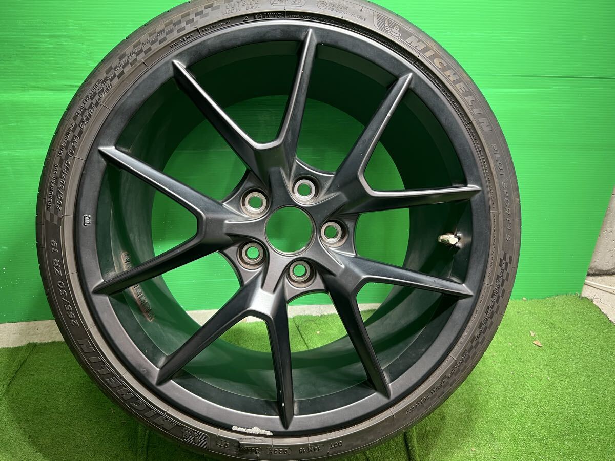 ★1本★ホンダ★シビック タイプR FL5★純正 タイヤホイール★2023年製造 MICHELIN Pilotsport4 265/30R19 補修/スペアに♪傷あり拍卖