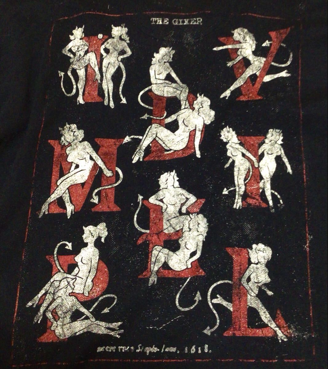 GANGSTER VILLEギャングスタービル THE GIVER 長袖 カットソー バックプリント拍卖