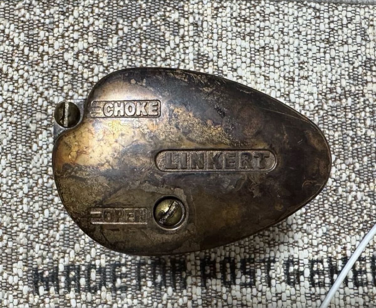 リンカート キャブカバー エアクリ ブラス加工 ナックル パン ショベル サイドバルブ チョッパー ビンテージ ハーレー拍卖