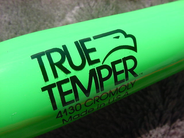 True Temper 4130 Cromoly bar Vintage 25.4φ/560㎜ Neon Green 新品未使用拍卖