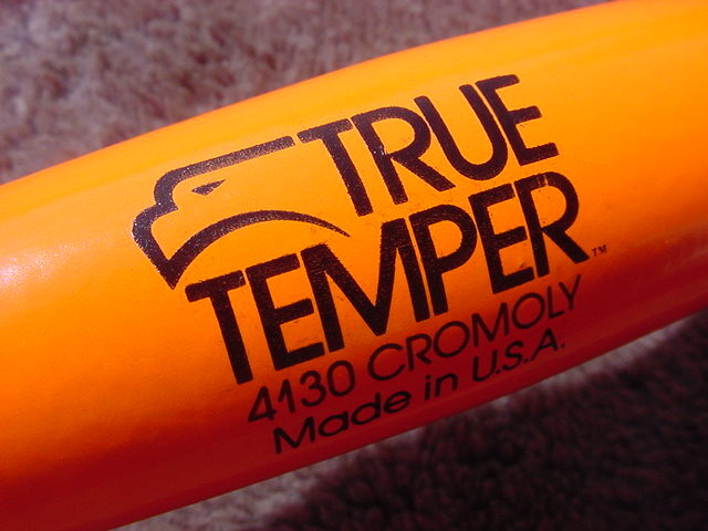 True Temper 4130 Cromoly bar Vintage 25.4φ/560㎜ Neon orange 新品未使用拍卖