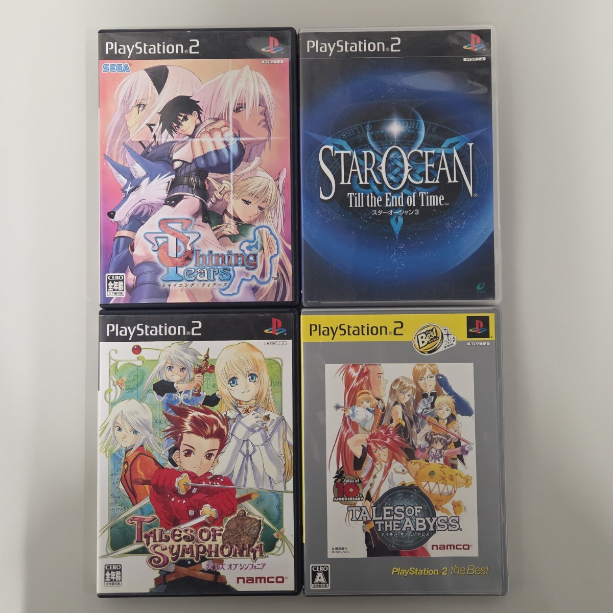 ★即決★送料無料★【PS2】 シャイニングティアーズ・スターオーシャン3・テイルズオブシンフォニア・アビス拍卖