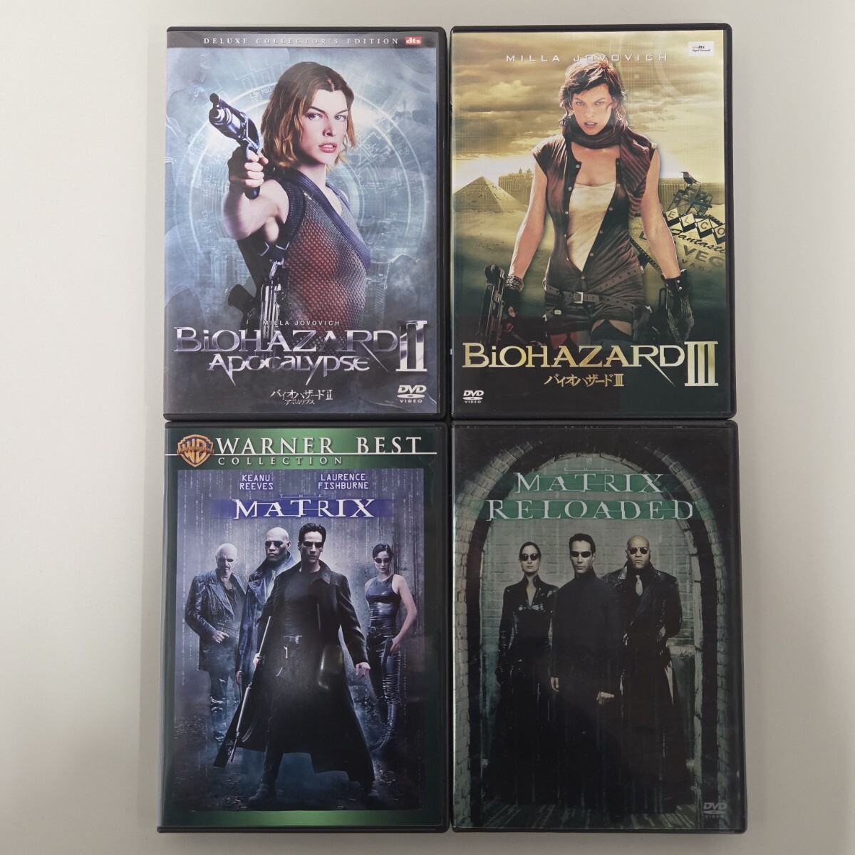 ★即決★送料無料★【DVD】 バイオハザード2・3・マトリックス・リローデッド 4枚セット拍卖