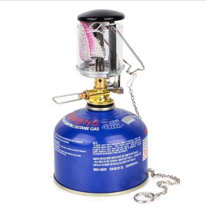 上質ガスランタン ガスライト キャップ アウトドア 圧電点火 野外 停電 明るさ調節拍卖