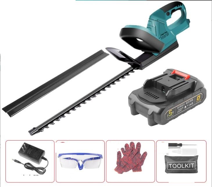 新入荷ヘッジトリマー 充電式 マキタバッテリー互換 充電器1個 バッテリー1個 草刈機 芝刈り機 コードレス 直径14Cm 切断幅510mm 園芸 剪定拍卖