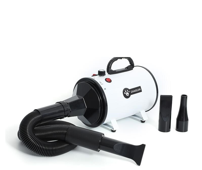 高品質 ペットドライヤー ペット 犬 ペットヘアードライヤー 大型犬 ブロワー 無段階速度制御 送風機 3つノズル付き 静音お色選択可拍卖