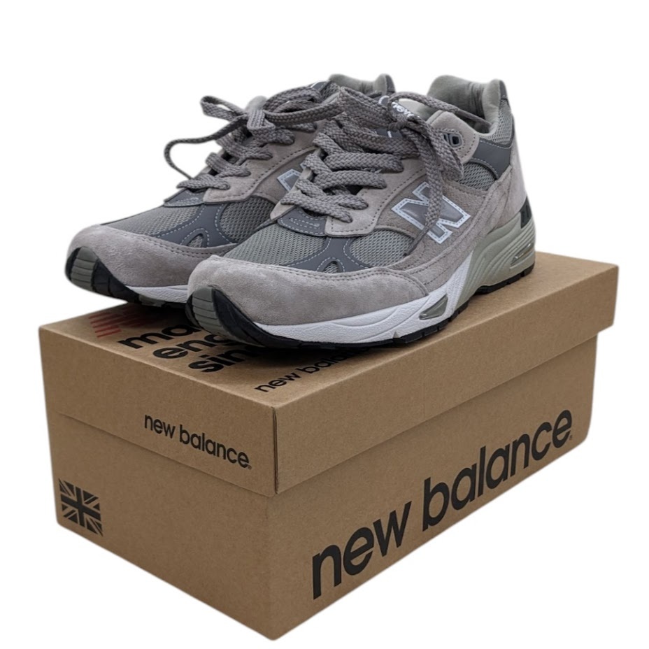 New Balance M991GL GRAY ニューバランス スニーカー グレー サイズ 26 箱付き 拍卖