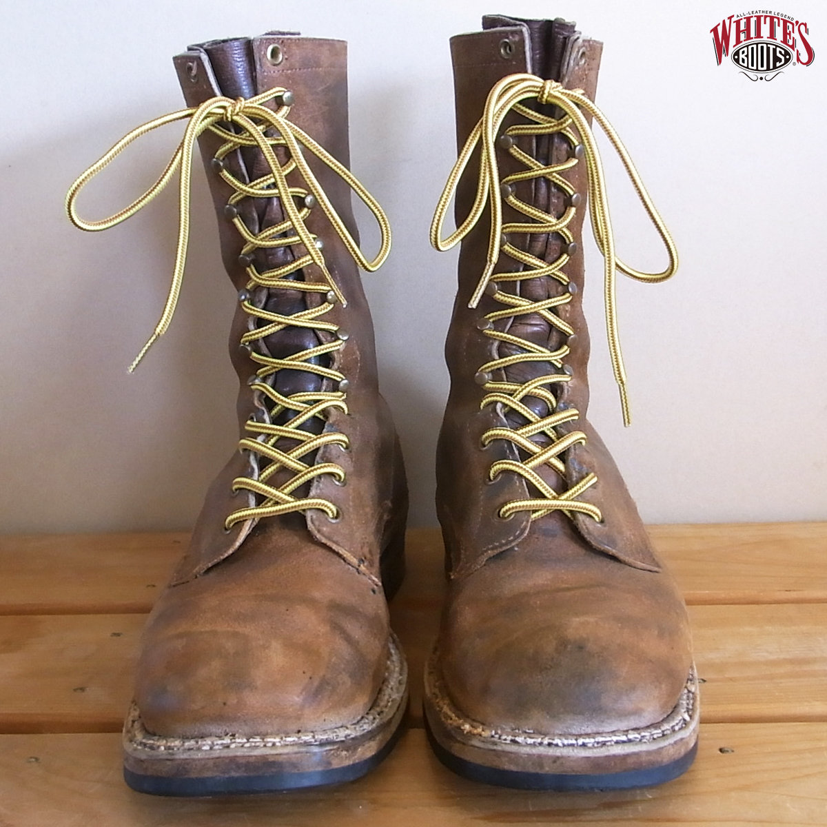 WHITE'S BOOTS ホワイツブーツ SMOKE JUMPER スモークジャンパー ラフアウトレザー 9 1/2 MADE IN USA 米国製拍卖